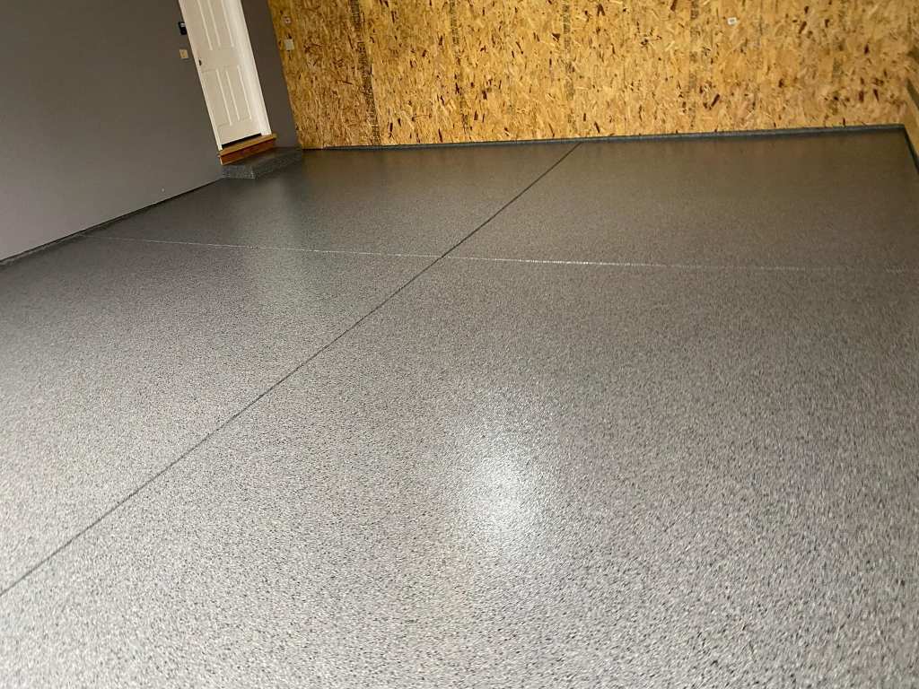 Flaked Garage Floor Lake Geneva
