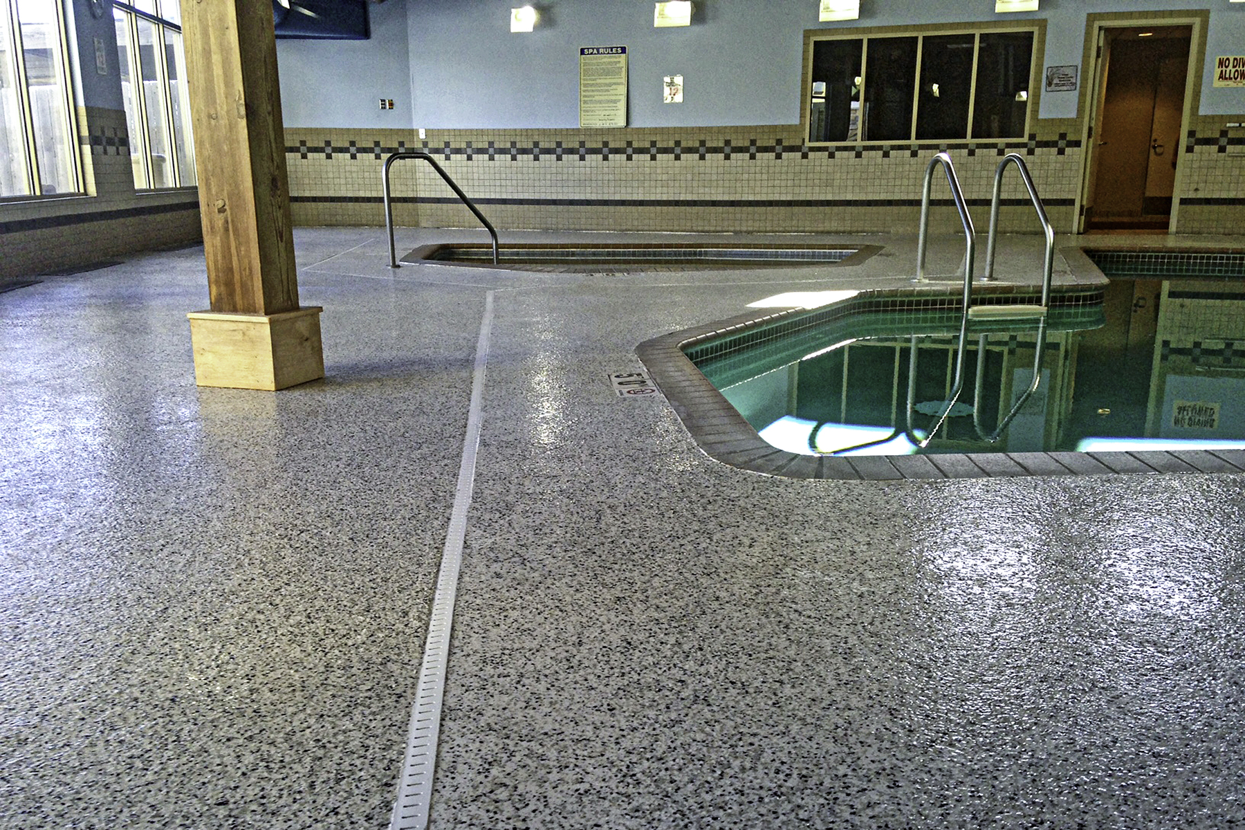 Lake Geneva Pool Epoxy Floor